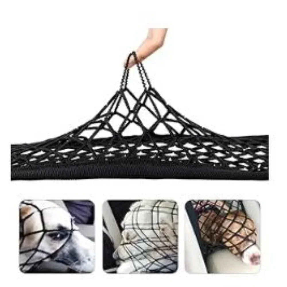 New Dog Barrier Safety Car Net Stretchy Car Seat Organizer Universal